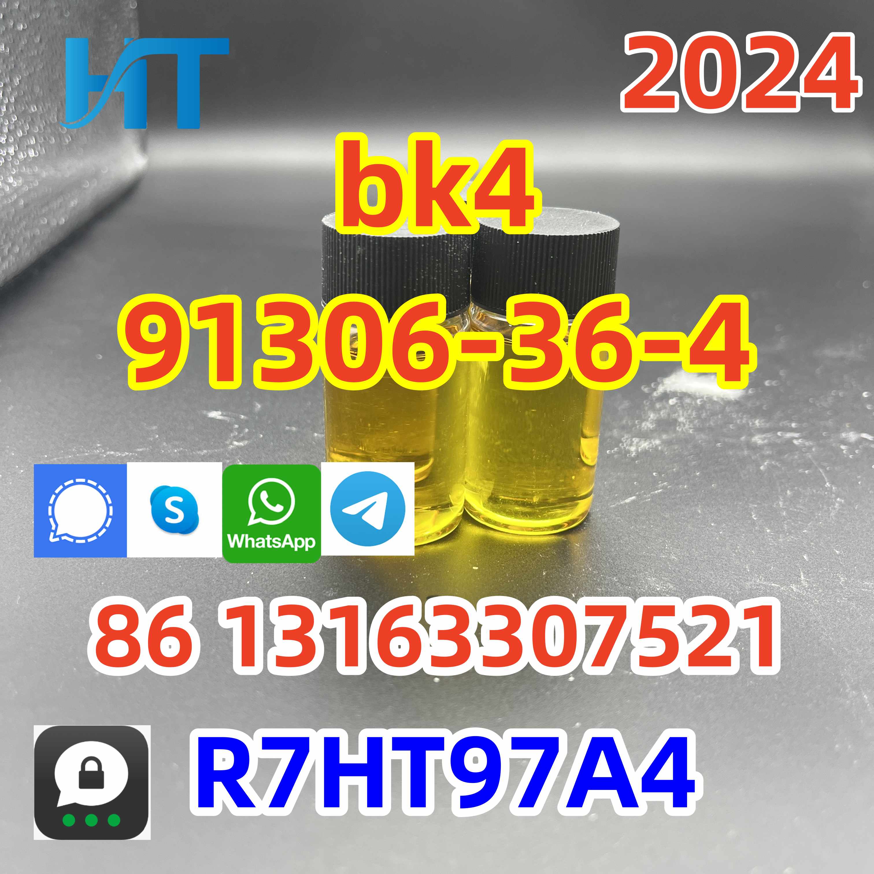 Factory supply CAS 91306-36-4 bk4 oil yellow in store +8613163307521