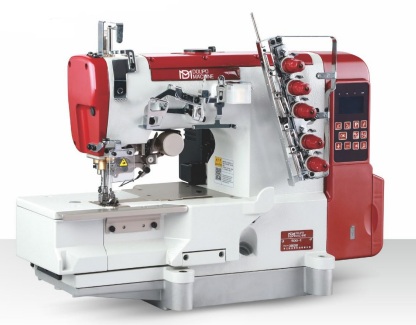 DLP 500-01UT Computerized Flatbed Interlock Machine