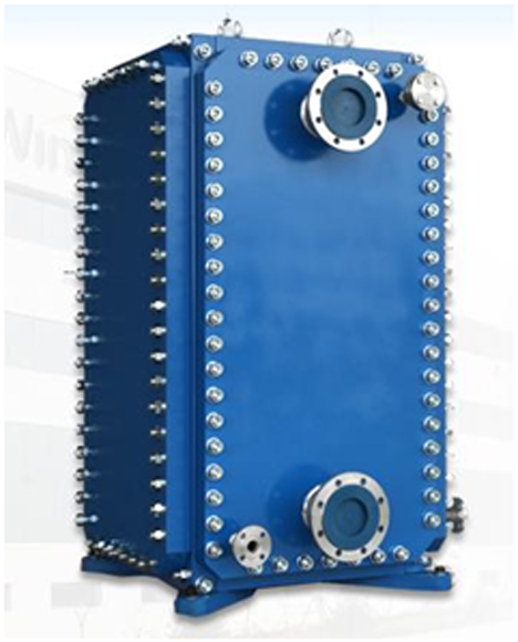 Fully welded plate heat exchanger