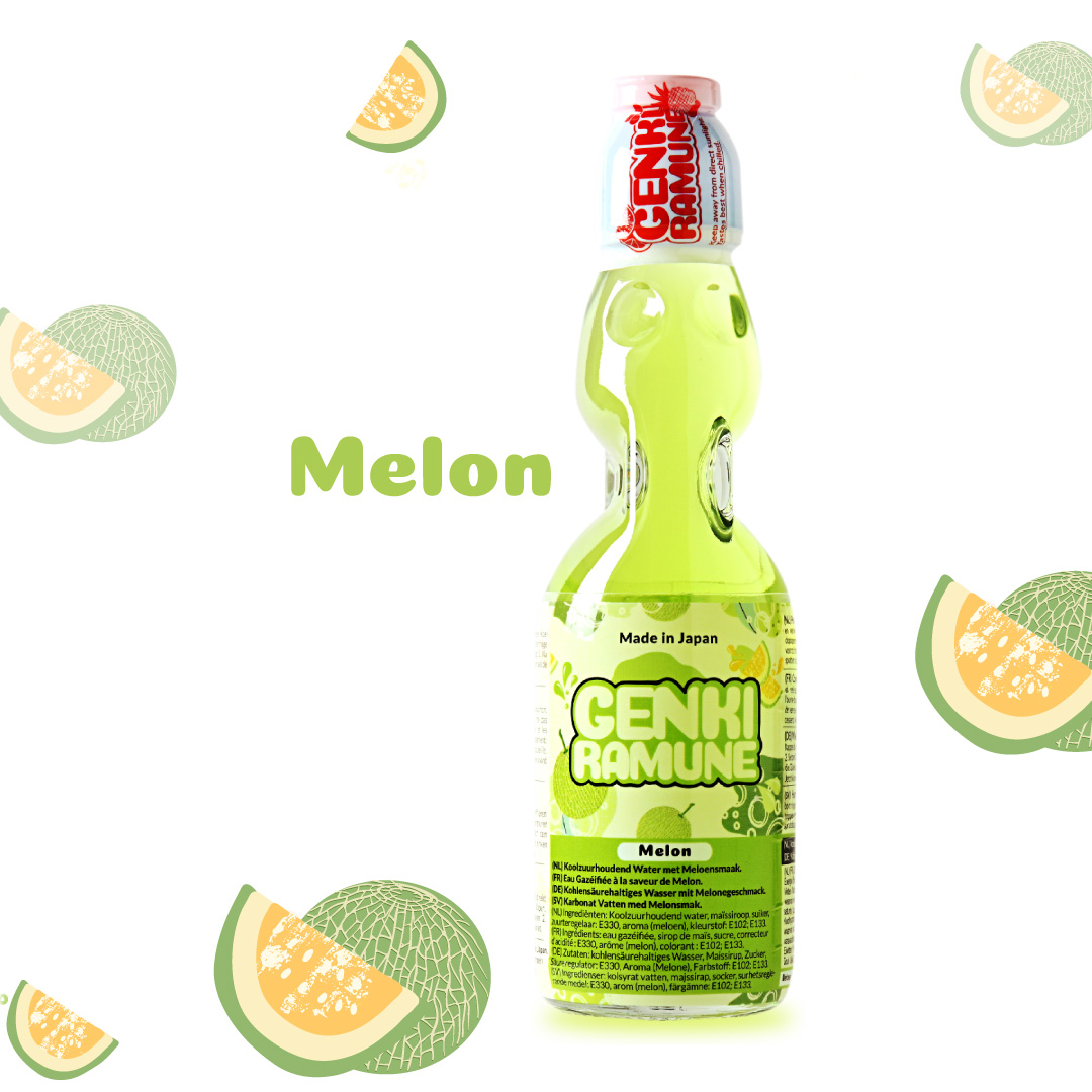 Melon Soda Ramune (Japan)