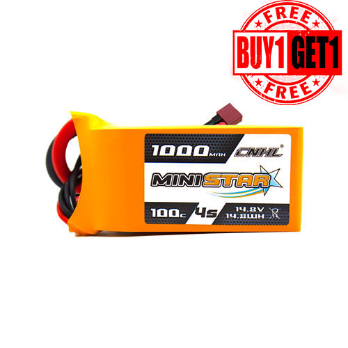 cnhl-1000mah-148v-4s-100c-lipo-battery-with-deans-plug-110776