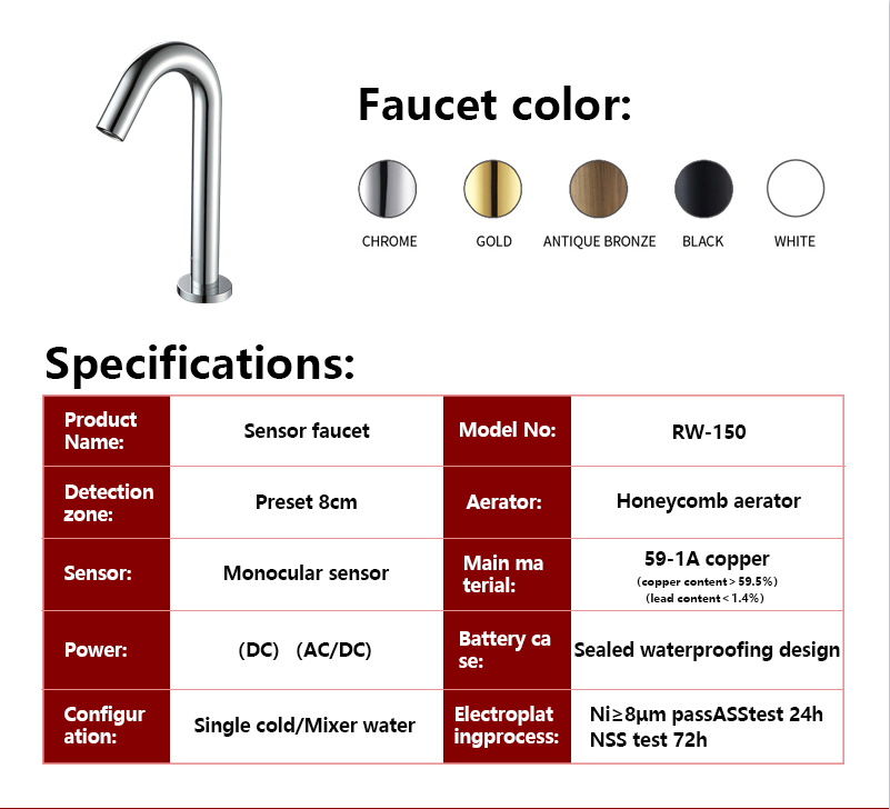 rongwo-commercial-chrome-finish-deck-mount-sensor-faucet-111537