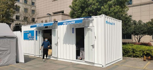 Container medical accommodation
