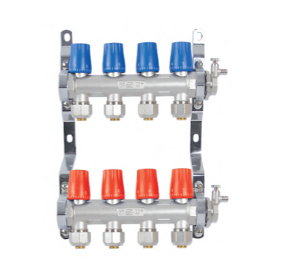 Manifold for under floor heating system