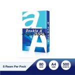 Double A A4 80 gsm multipurpose papers