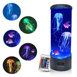 Jellyfish Lava Lamp With 16 Color Changing Aquarium Night Light, Suitable For Home Office Room Deskt